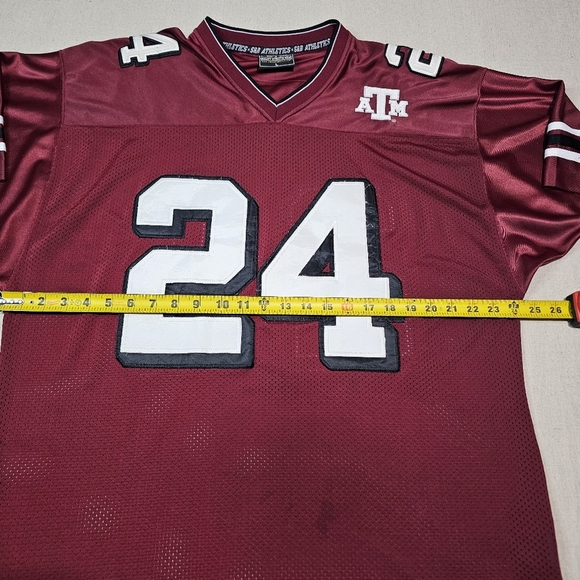Texas A&M Football Jersey Stitched Letter Steve & Barrys University Sportswear - Picture 6 of 7